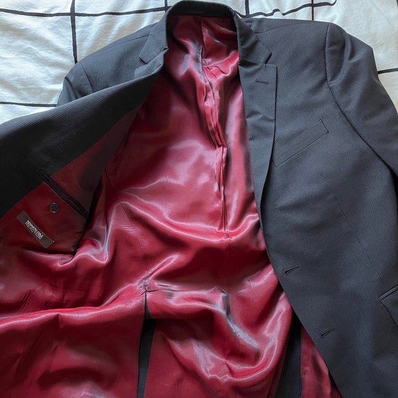 Suit Blazer Self-Stripe - Picture 2 of 5